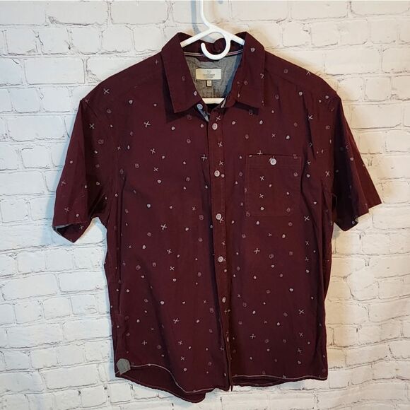 Men's Burnside button-down shirt, size XL - Picture 1 of 4